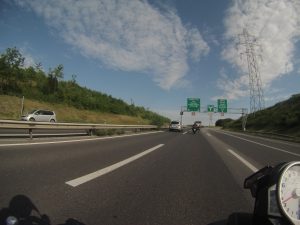 Autobahn bei Genf