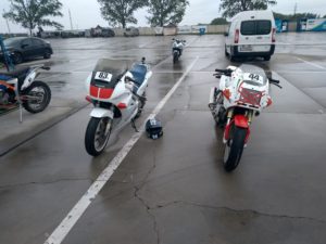 Honda VFR und Ducati