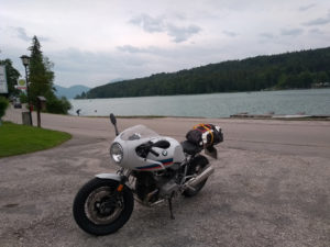 Motorrad am Walchensee