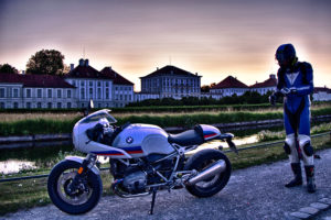 HDR Aufnahme - Bike vor Schloß