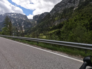 Alpenpanorama auf der Alpenstrasse.